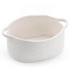 Cute Woven Storage Handle Baskets Gift Boo Baskets
