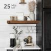 Wall-mounted storage shelves, suitable for bathrooms, bedrooms, kitchens, living rooms, etc., can be hung, ideal for small farmhouse-style decor
