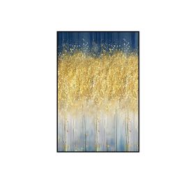 100% Handmade Painting Abstract Hanging Painting Nordic Simple Mural Modern Decorative Gold And Silver Painting Wall Decor (size: 50X70cm)